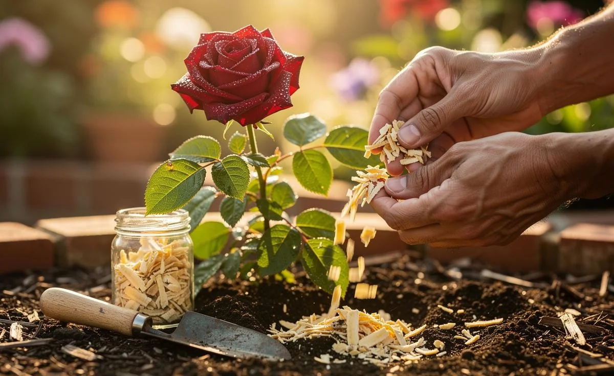 Des peaux de bananes enterrées près des rosiers ? Pourquoi elles font fleurir 2 fois plus.