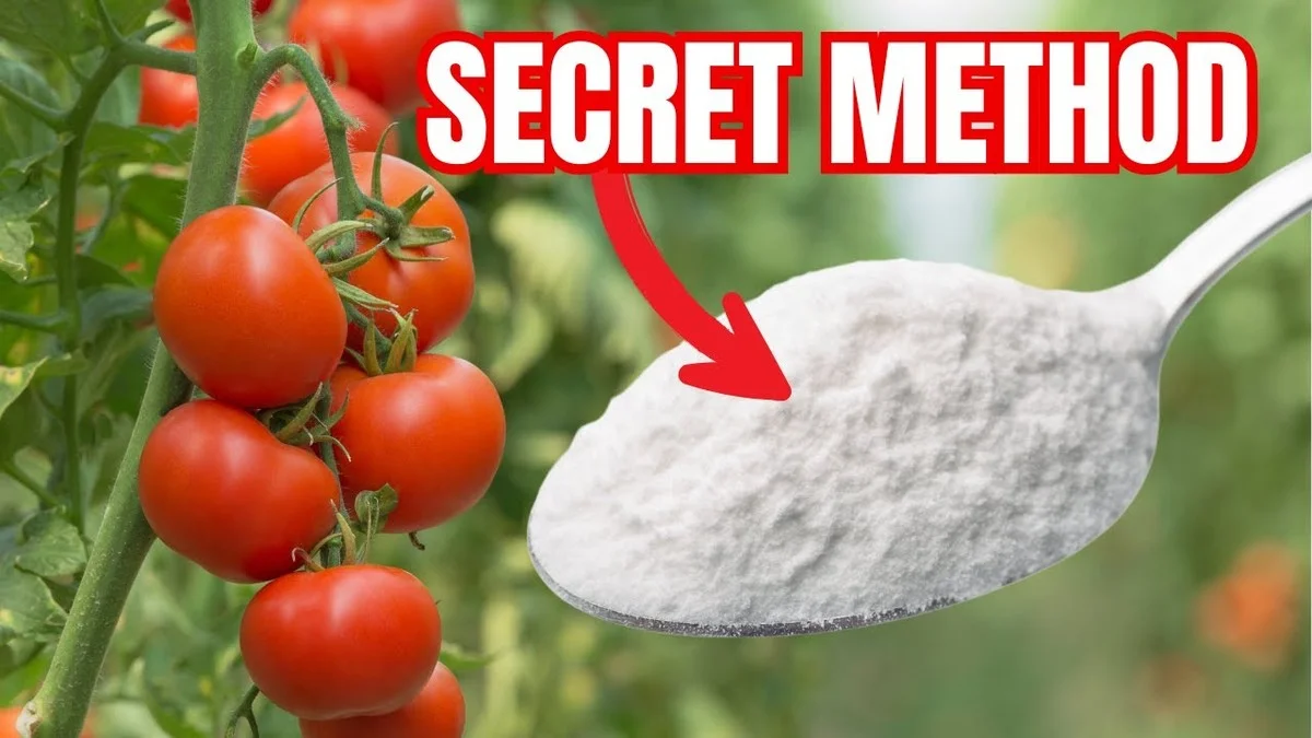 Bicarbonate de soude sur les plants de tomates ? L'astuce méconnue contre le mildiou.