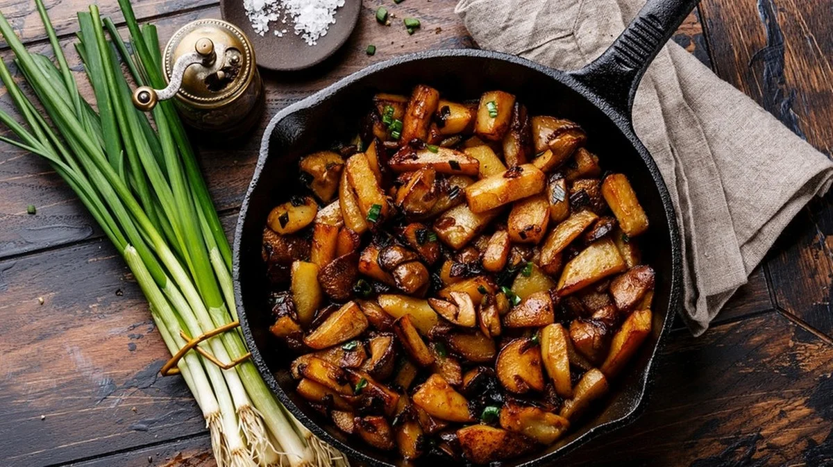 Poêlée express aux champignons et châtaignes : le secret des repas réconfortants pour jours froids