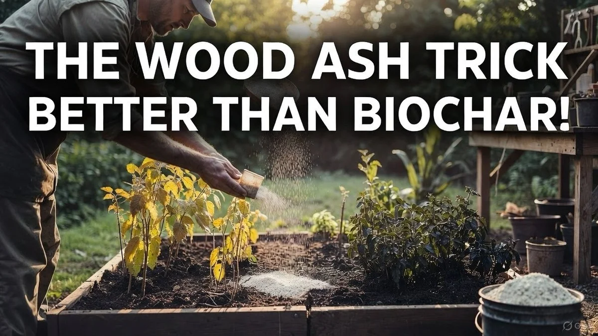 Des cendres de bois sur le sol ? L'astuce méconnue pour un pH parfait.